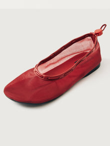 Alohas | Gill Mesh Ballet | Red Mesh Leather