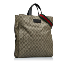 Gucci Pre-Owned GG Supreme Convertible Soft Tote | Women | Brown x Beige