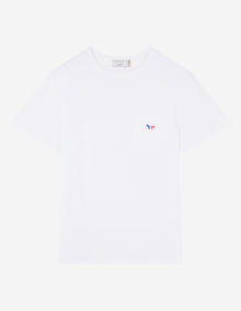 Mens | Tricolor Fox Patch Tee-Shirt | White