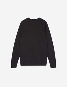 Mens | Iconic Fox Head Patch Classic Cotton Fleece Sweatshirt | Black