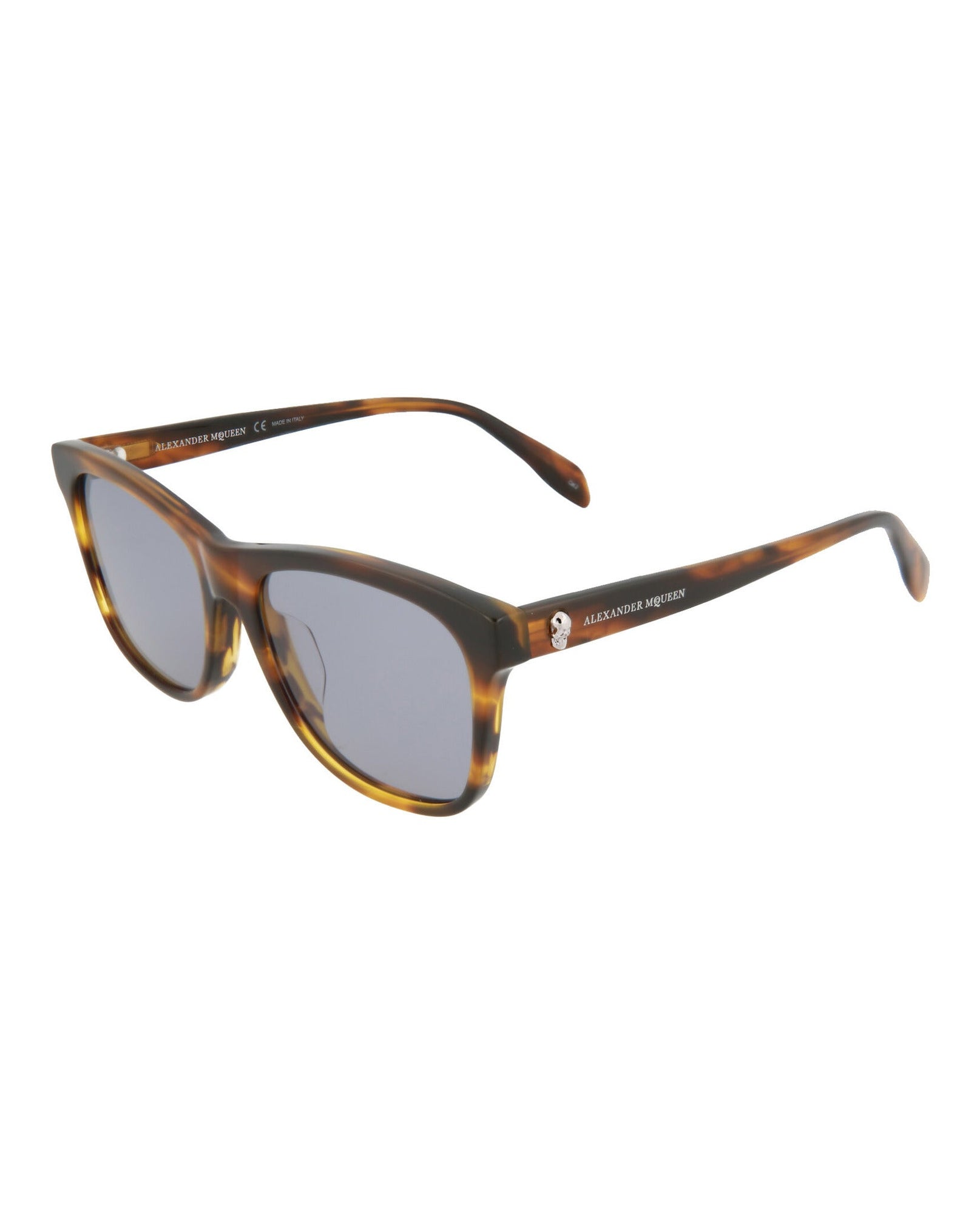 Alexander McQueen | Unisex | Square Acetate Sunglasses | Yellow