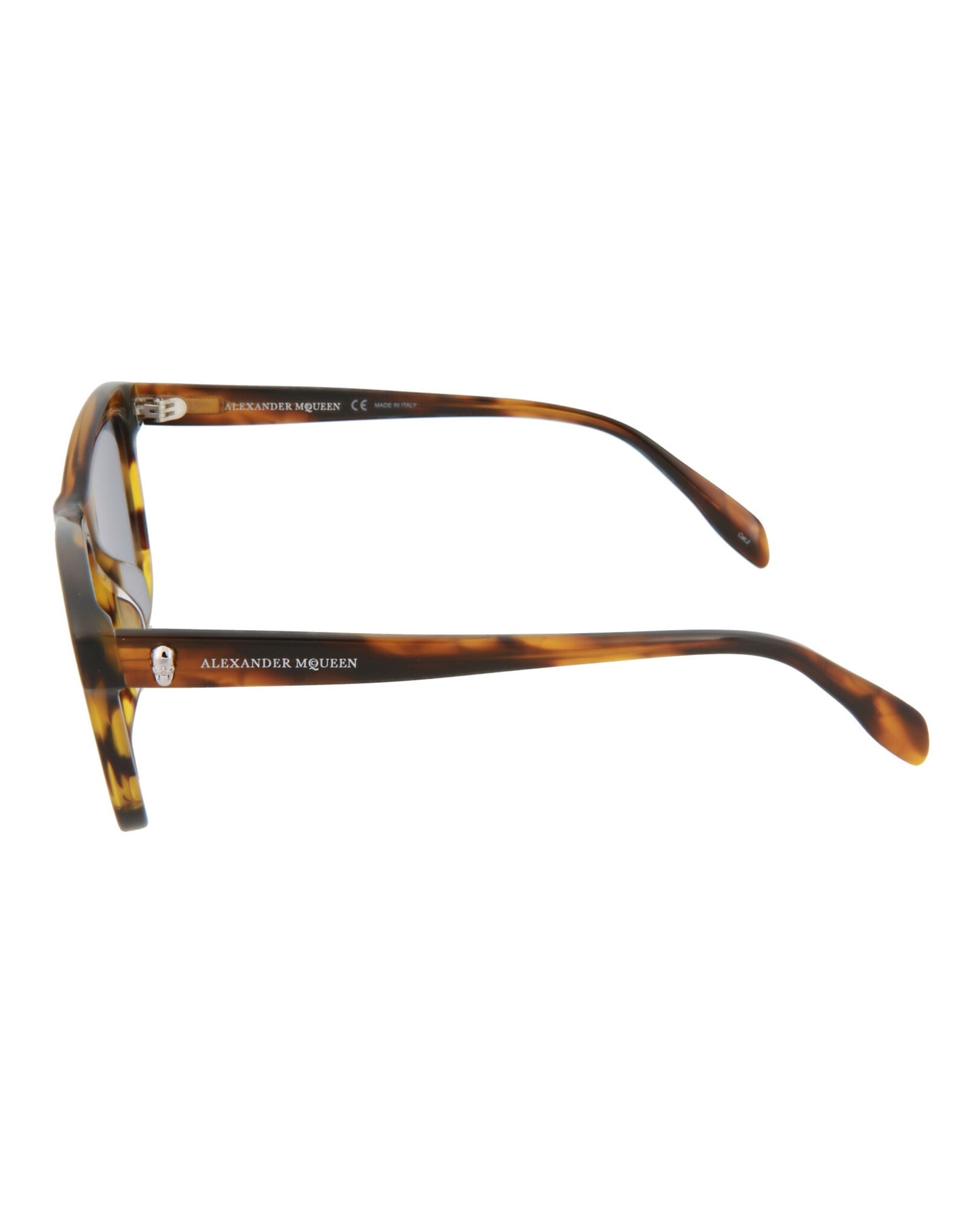 Alexander McQueen | Unisex | Square Acetate Sunglasses | Yellow