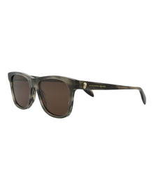 Alexander McQueen | Unisex | Square Acetate Sunglasses | Grey