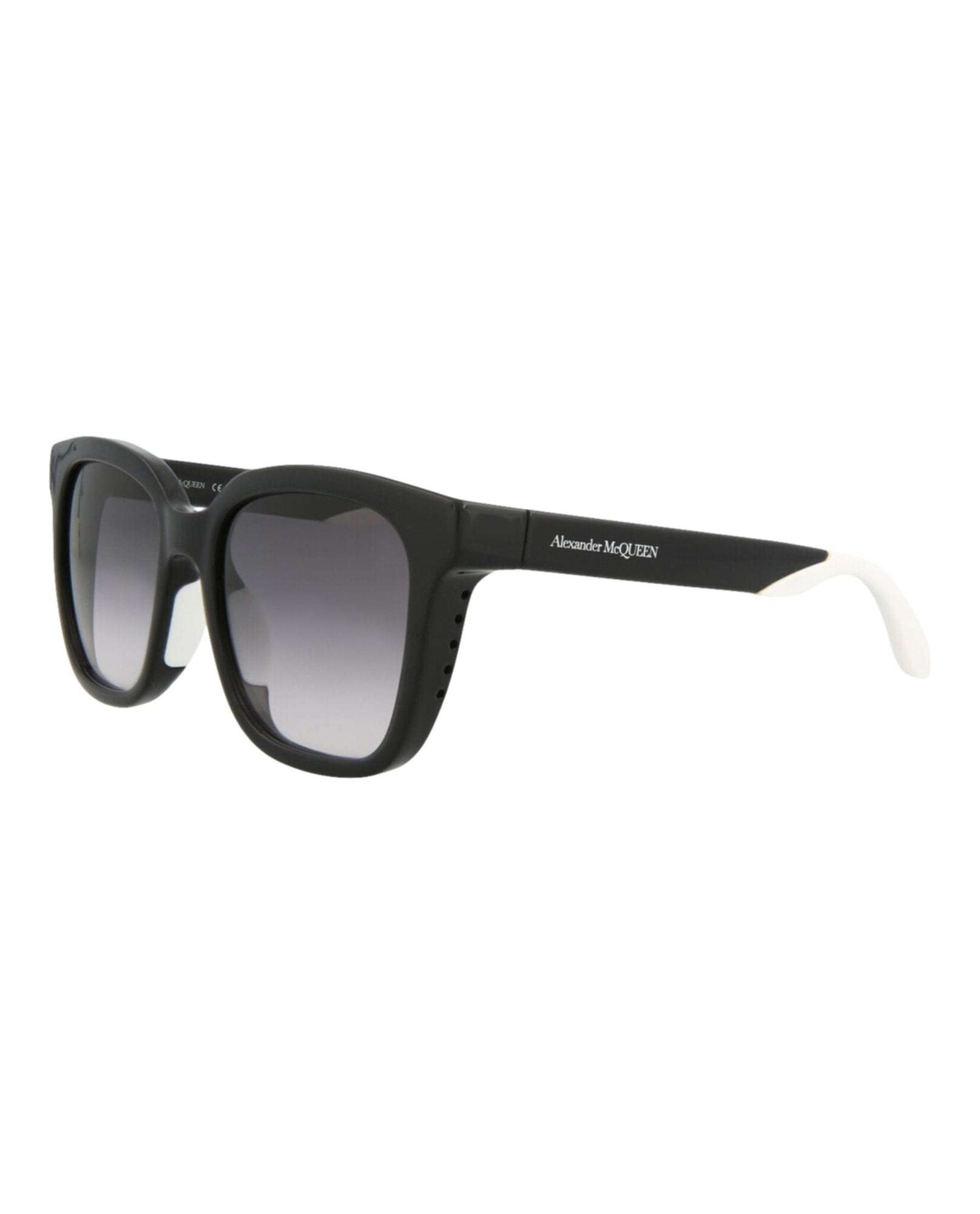 Alexander McQueen | Women | Square Injection Sunglasses | Black