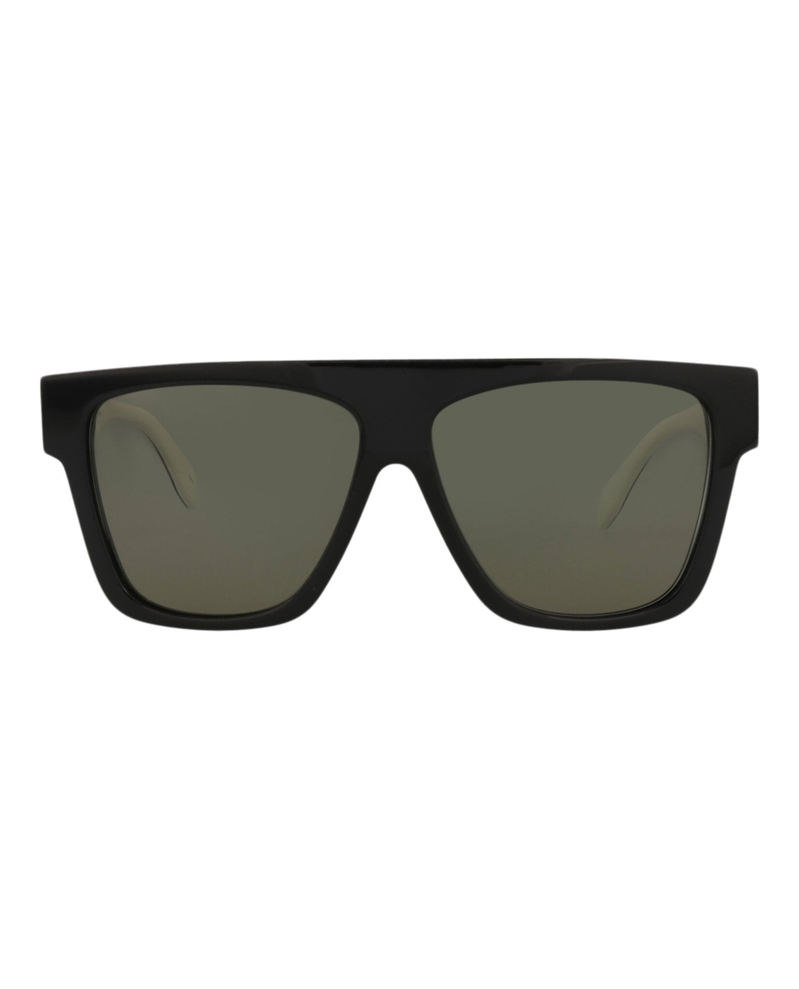 Alexander McQueen Square Acetate Sunglasses | Black