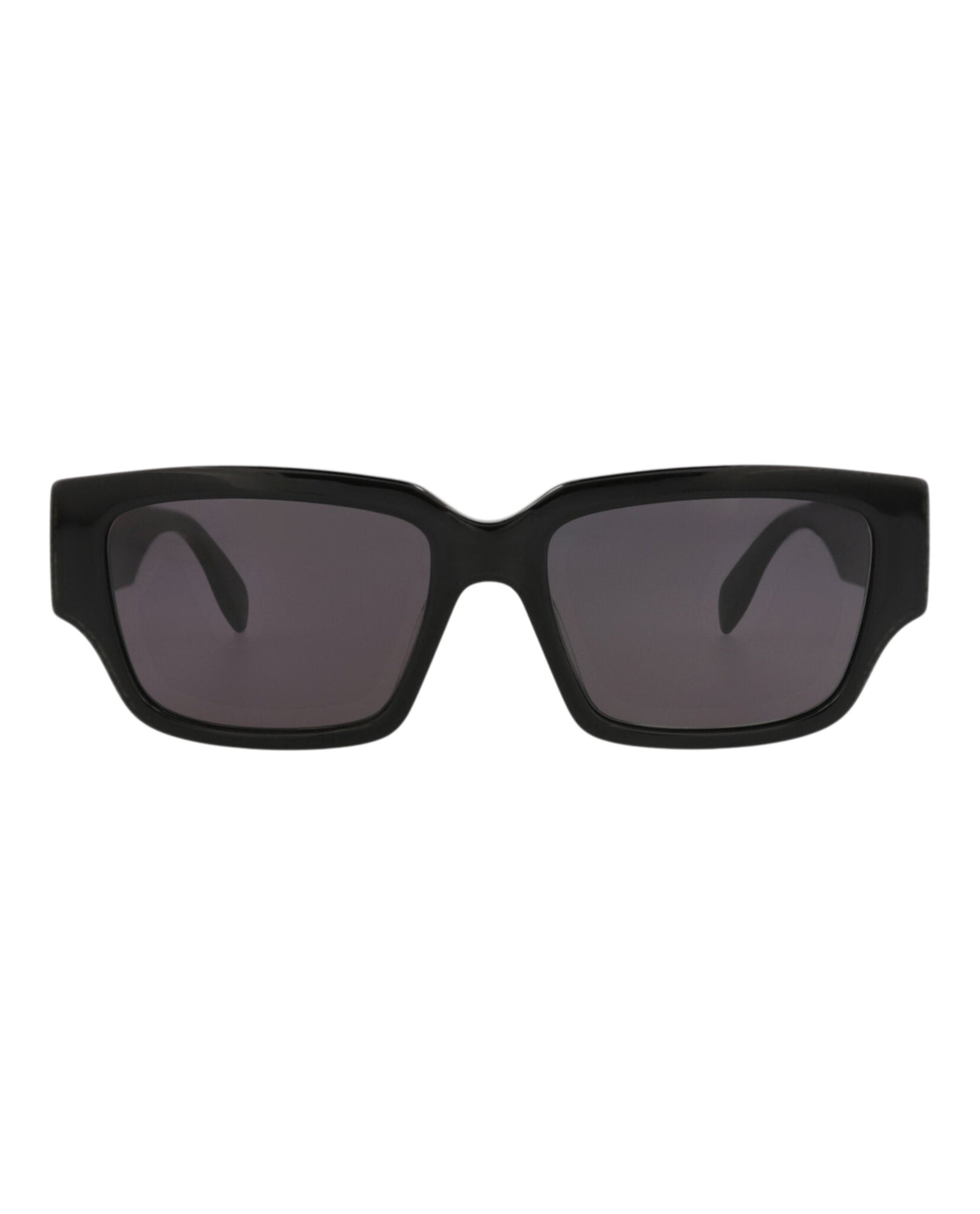 Alexander McQueen | Men | Square Acetate Sunglasses | Black