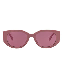 Alexander McQueen | Women | Round Recycled Acetate Sunglasses | Pink
