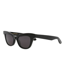 Alexander McQueen | Women | Cat Eye Acetate Sunglasses | Black