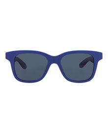 Alexander McQueen | Men | Square Acetate Sunglasses | Blue
