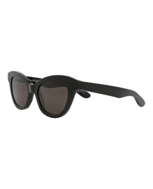 Alexander McQueen | Women | Cat Eye Recycled Acetate Sunglasses | Black