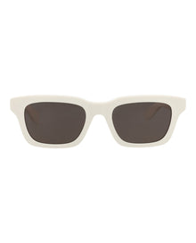 Alexander McQueen | Men | Square Recycled Acetate Sunglasses | White