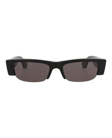 Alexander McQueen | Women | Square Recycled Acetate Sunglasses | Black