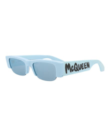 Alexander McQueen | Women | Square Recycled Acetate Sunglasses | Light