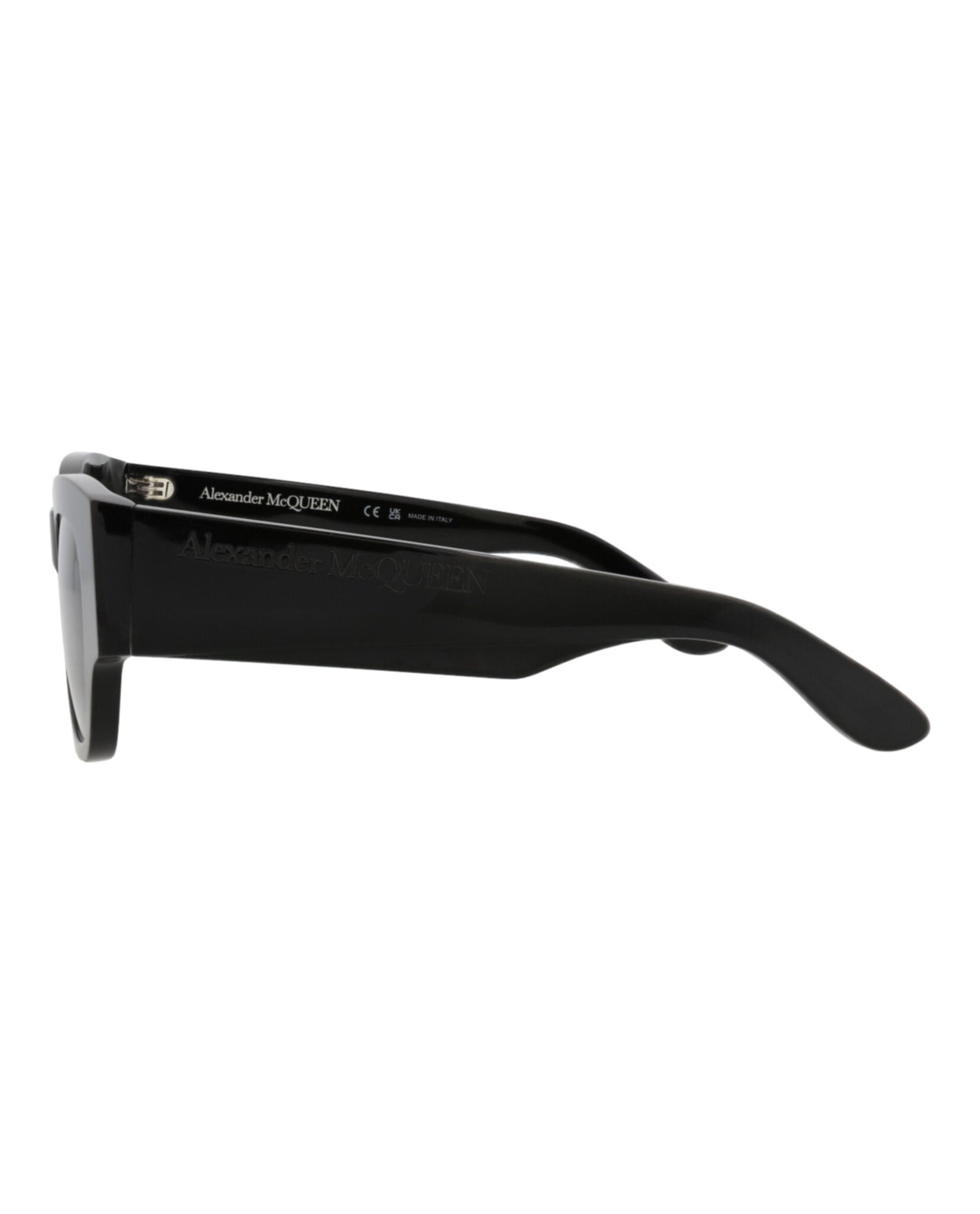 Alexander McQueen | Women | Square Recycled Acetate Sunglasses | Black