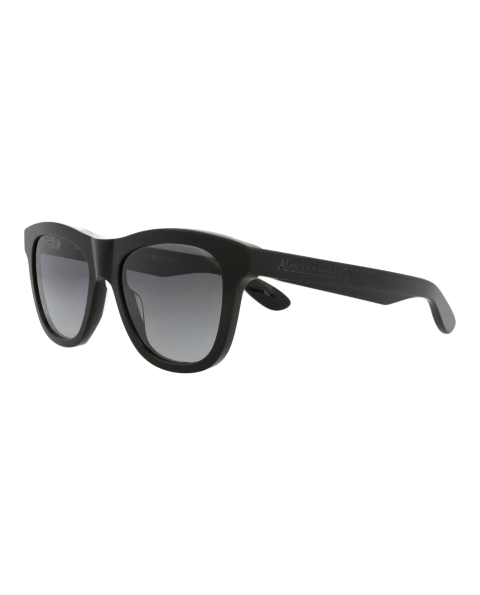 Alexander McQueen | Men | Square Recycled Acetate Sunglasses | Black