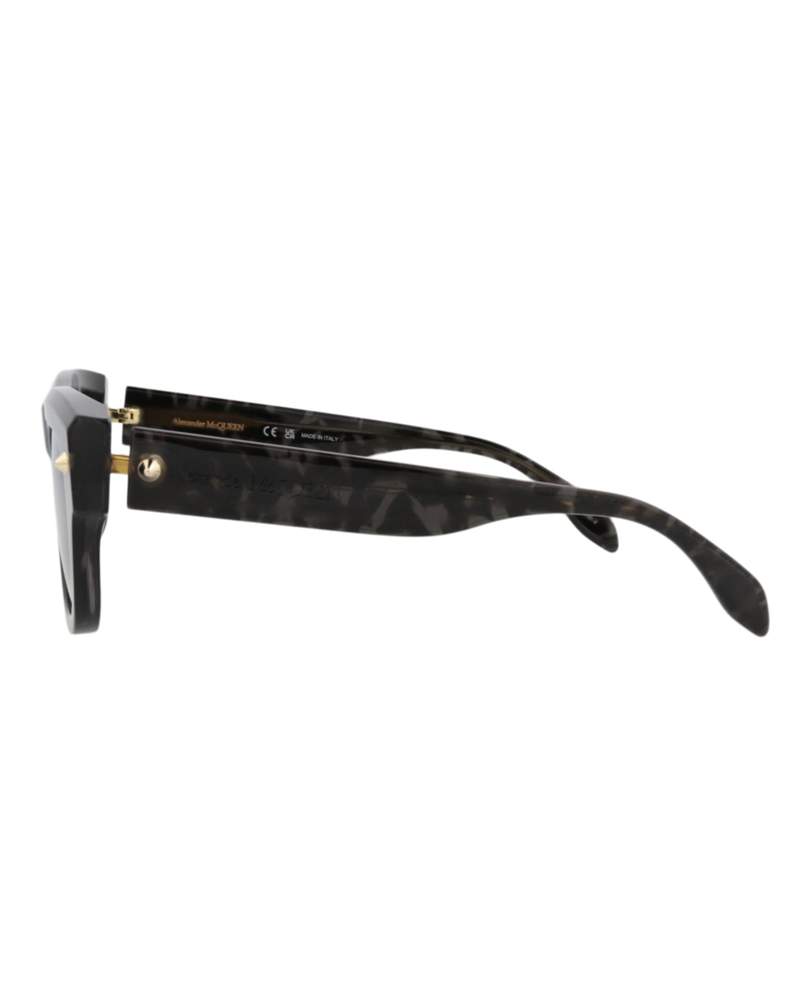 Alexander McQueen | Men | Square Recycled Acetate Sunglasses | Havana