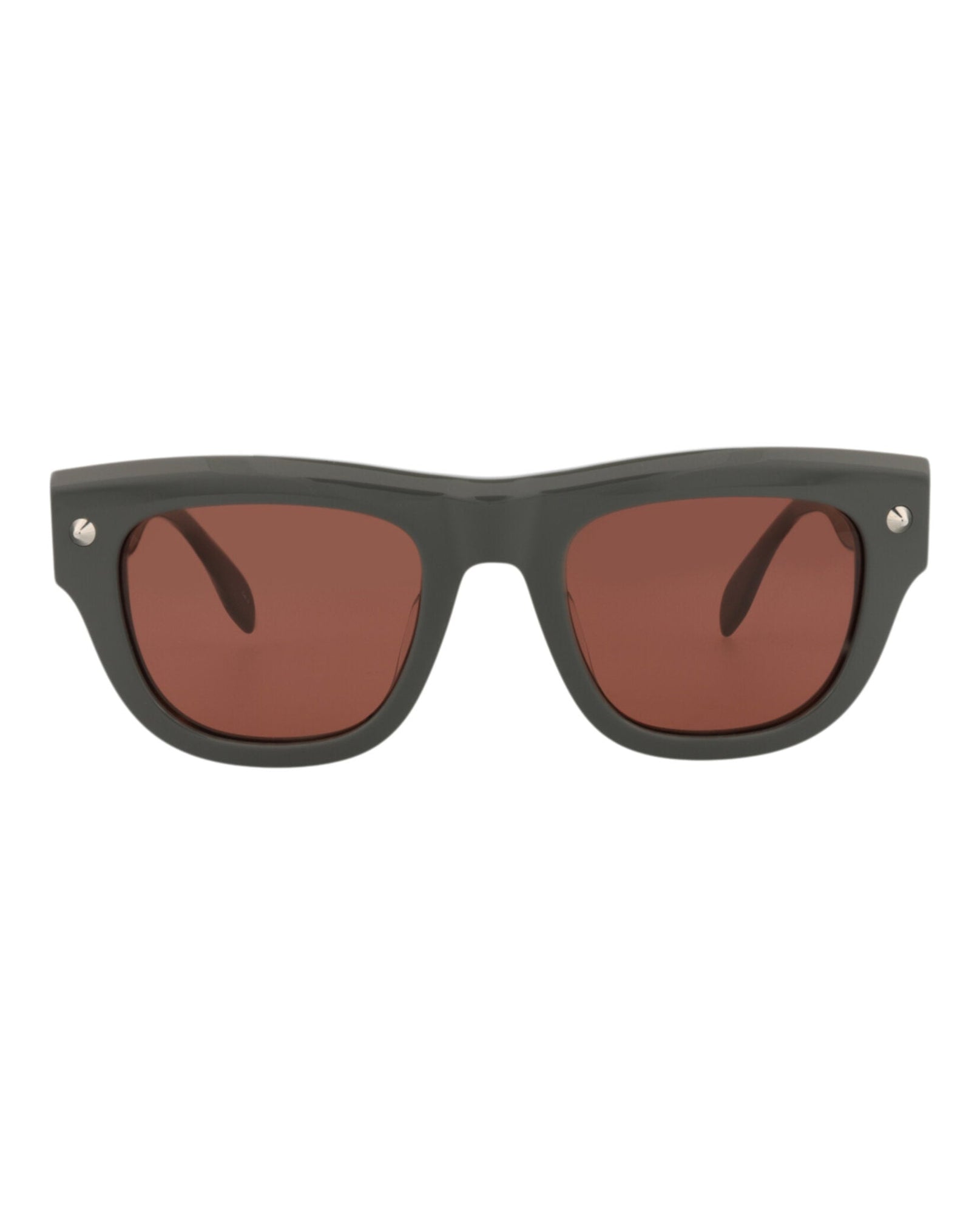 Alexander McQueen | Men | Square Recycled Acetate Sunglasses | Grey