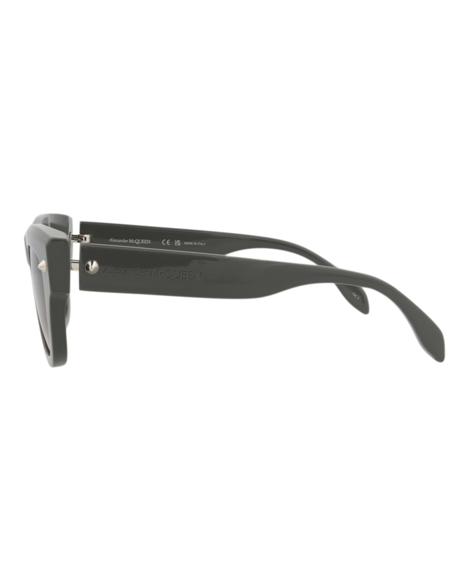 Alexander McQueen | Men | Square Recycled Acetate Sunglasses | Grey