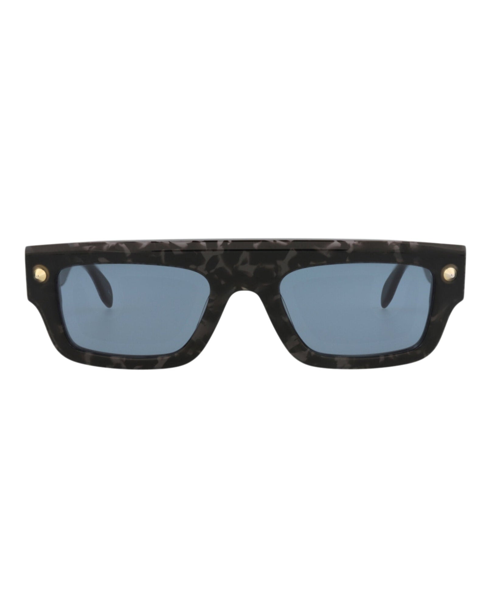 Alexander McQueen | Unisex | Square Recycled Acetate Sunglasses | Havana