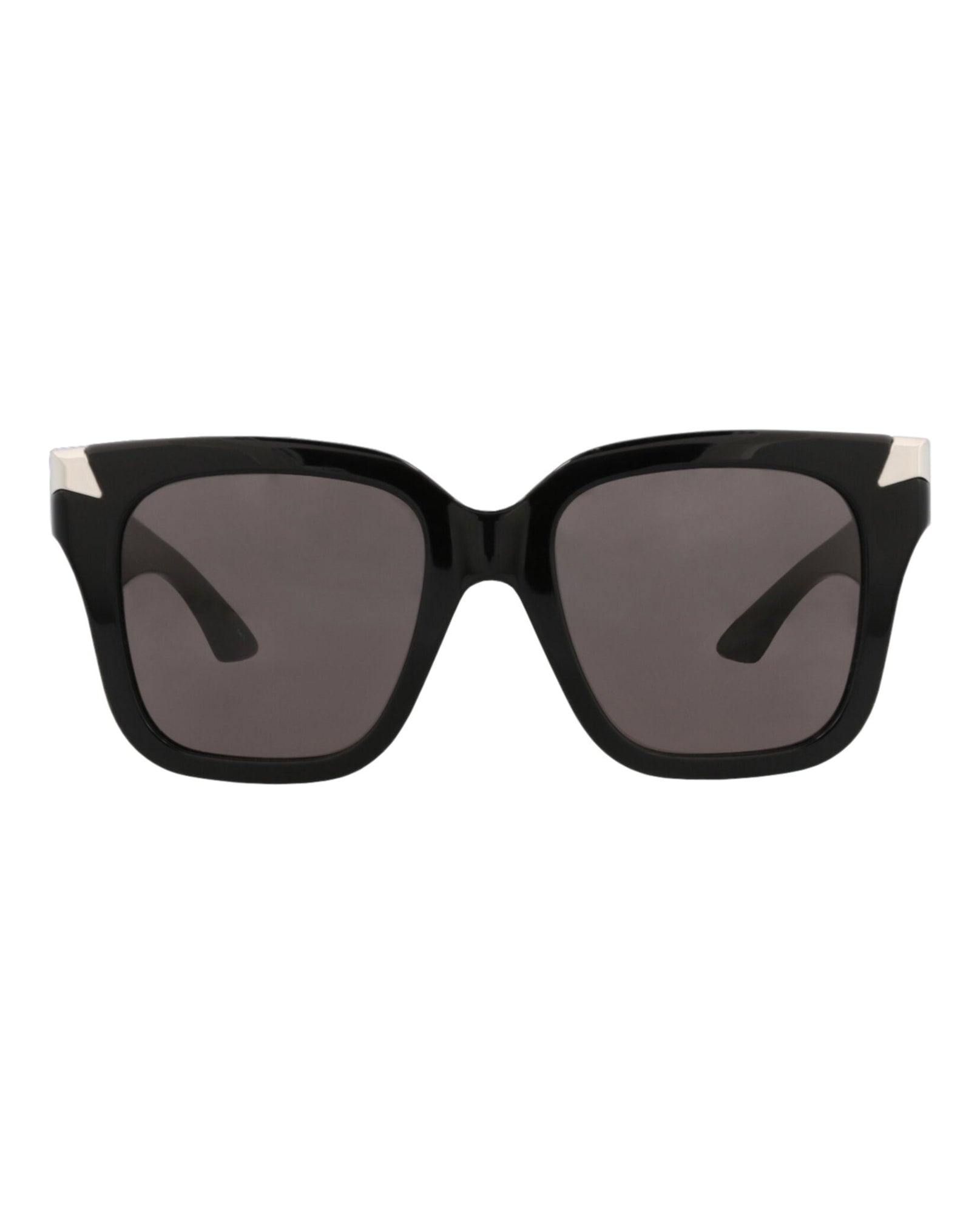 Alexander McQueen | Women | Square Recycled Acetate Sunglasses | Black