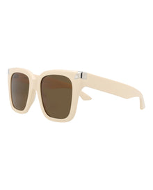 Alexander McQueen | Women | Square Recycled Acetate Sunglasses | Ivory