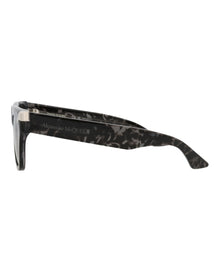 Alexander McQueen | Men | Square Recycled Acetate Sunglasses | Havana