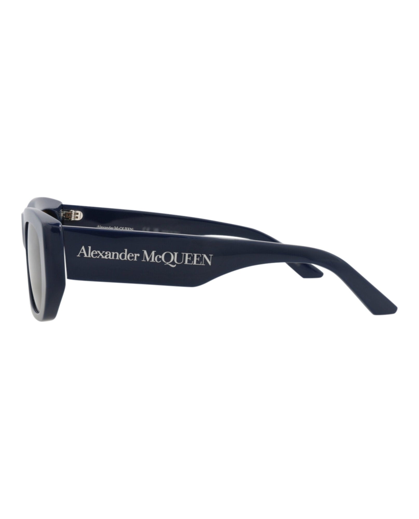 Alexander McQueen | Unisex | Square Recycled Acetate Sunglasses | Blue