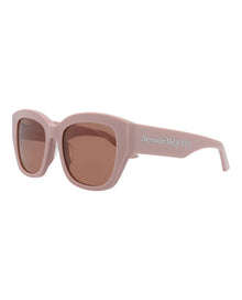 Alexander McQueen | Women | Square Recycled Acetate Sunglasses | Pink
