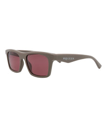 Alexander McQueen | Men | Square Recycled Acetate Sunglasses | Brown