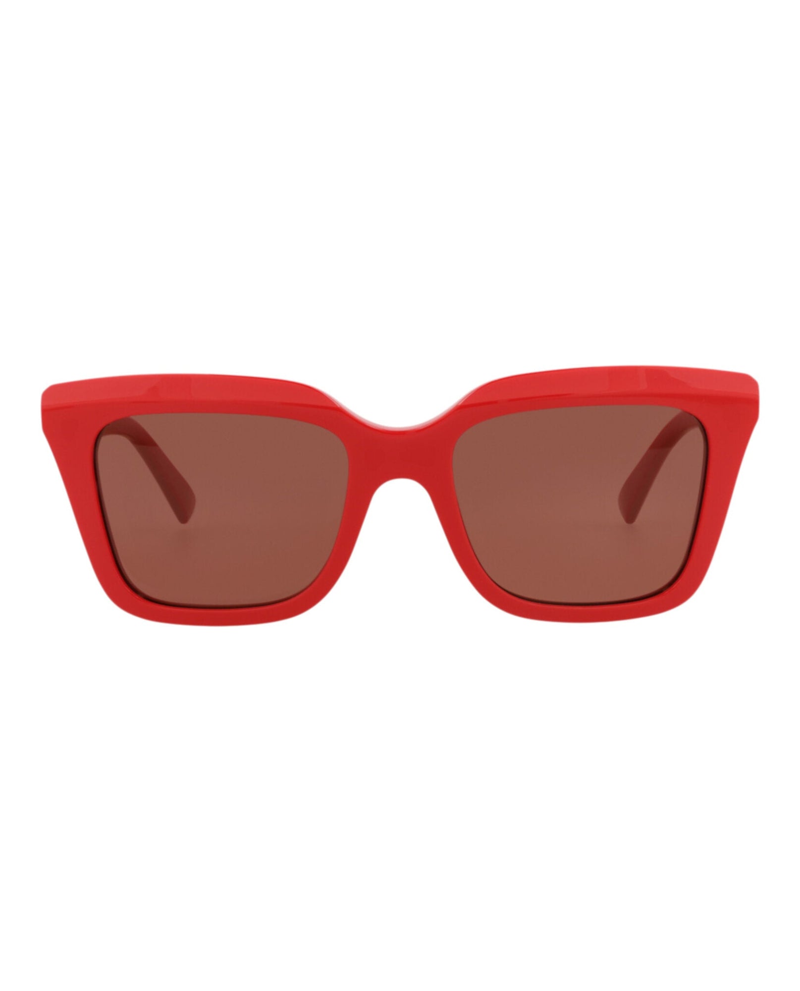 Alexander McQueen | Women | Square Recycled Acetate Sunglasses | Red