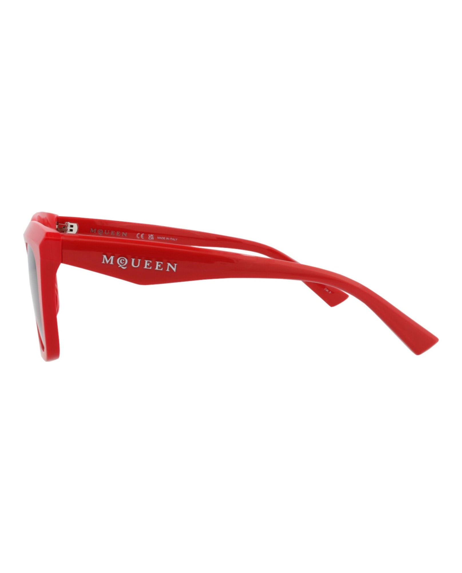Alexander McQueen | Women | Square Recycled Acetate Sunglasses | Red