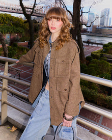 Women | All My Love Wool Overshirt | Military