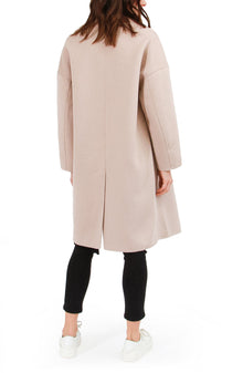 Women | Amnesia Wool Blend Oversized Coat | Sand