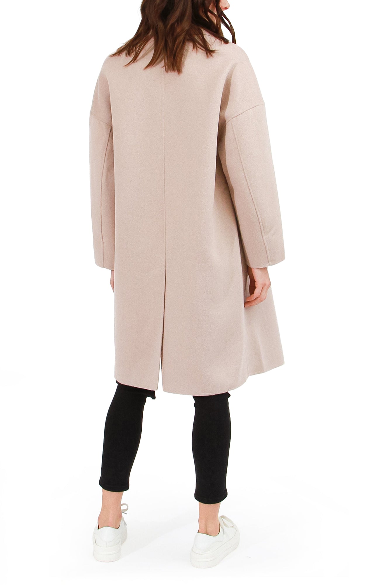 Women | Amnesia Wool Blend Oversized Coat | Sand