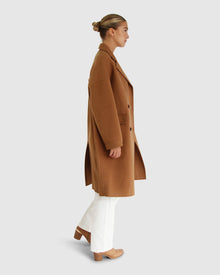 Women | Amnesia Wool Blend Oversized Coat | Camel
