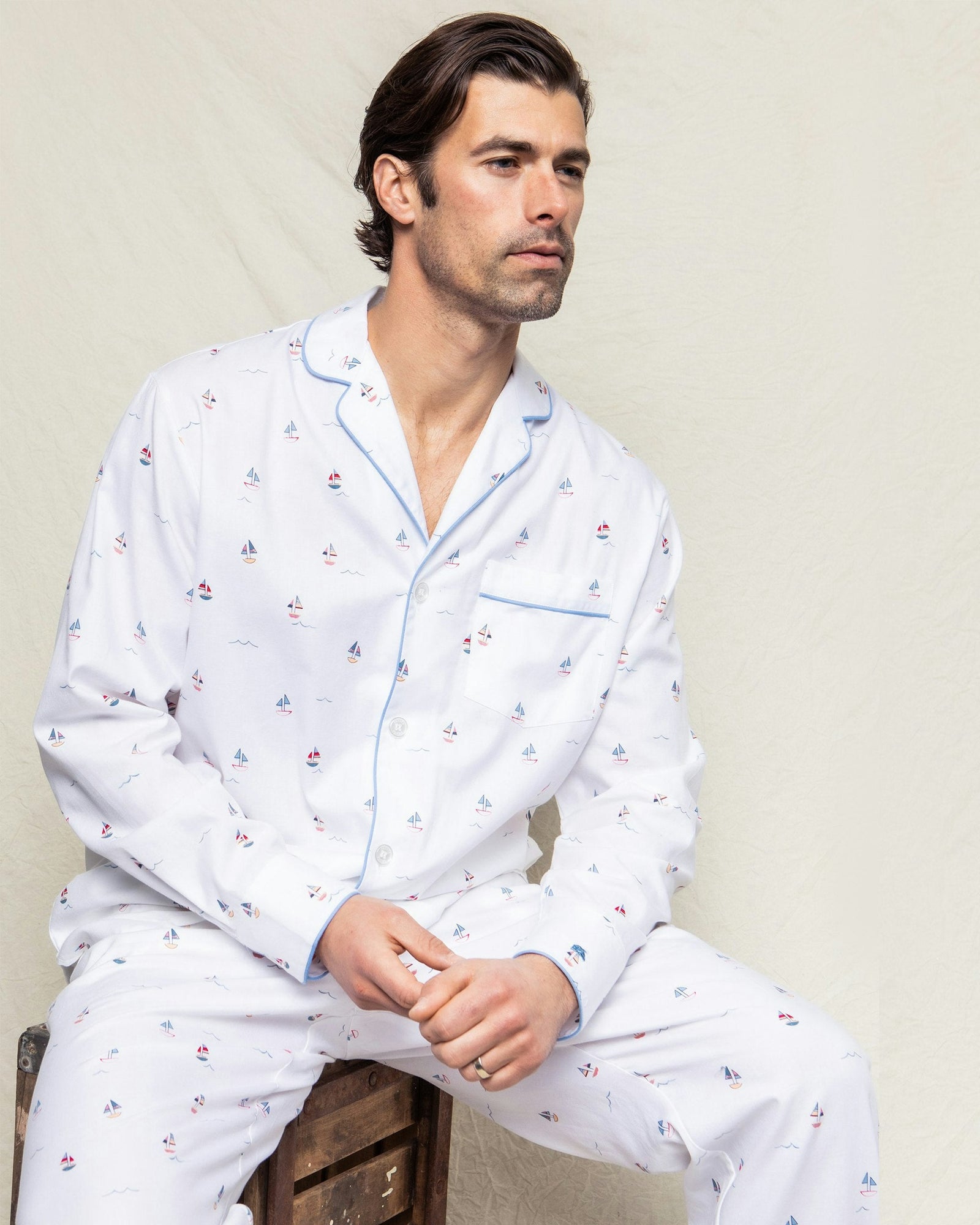 Mens | Twill Pajama Set | Bateau