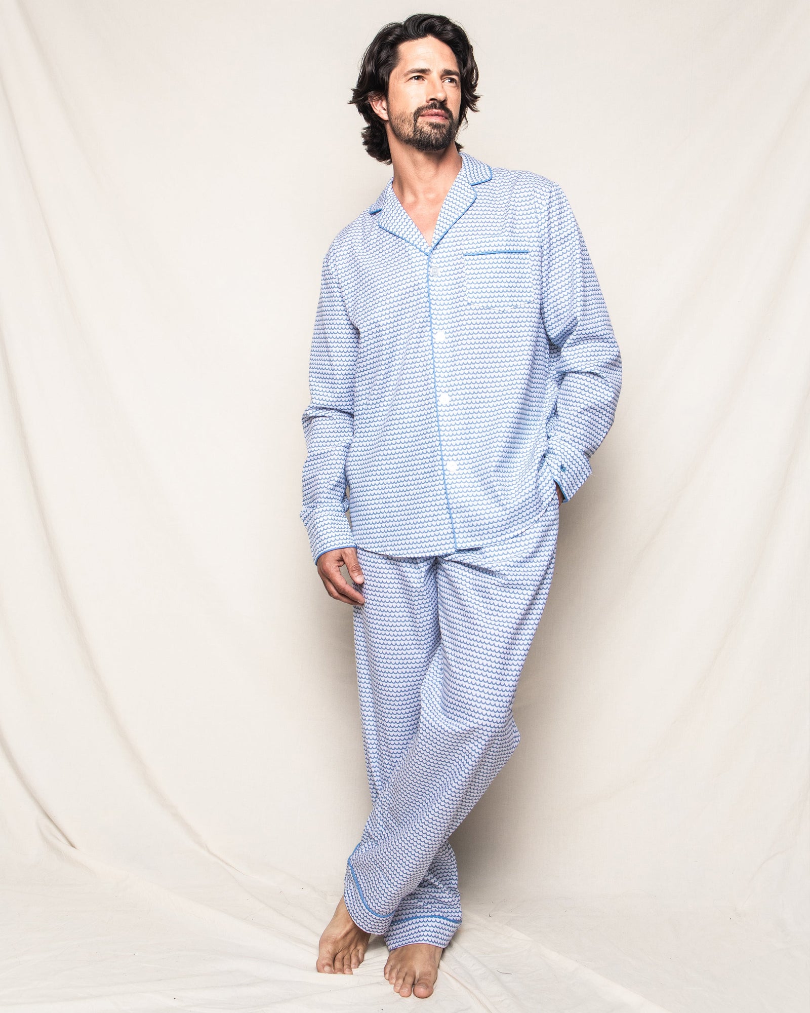 Mens | Twill Pajama Set | La Mer
