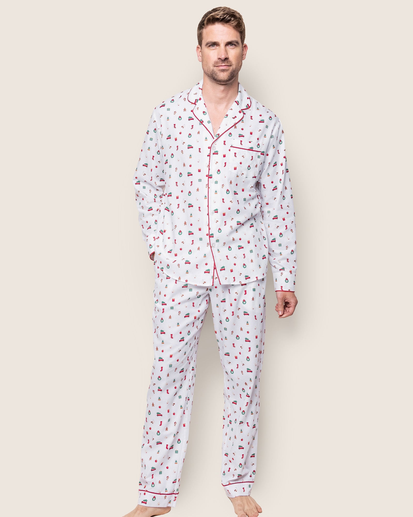 Mens | Twill Pajama Set | Winter Nostalgia