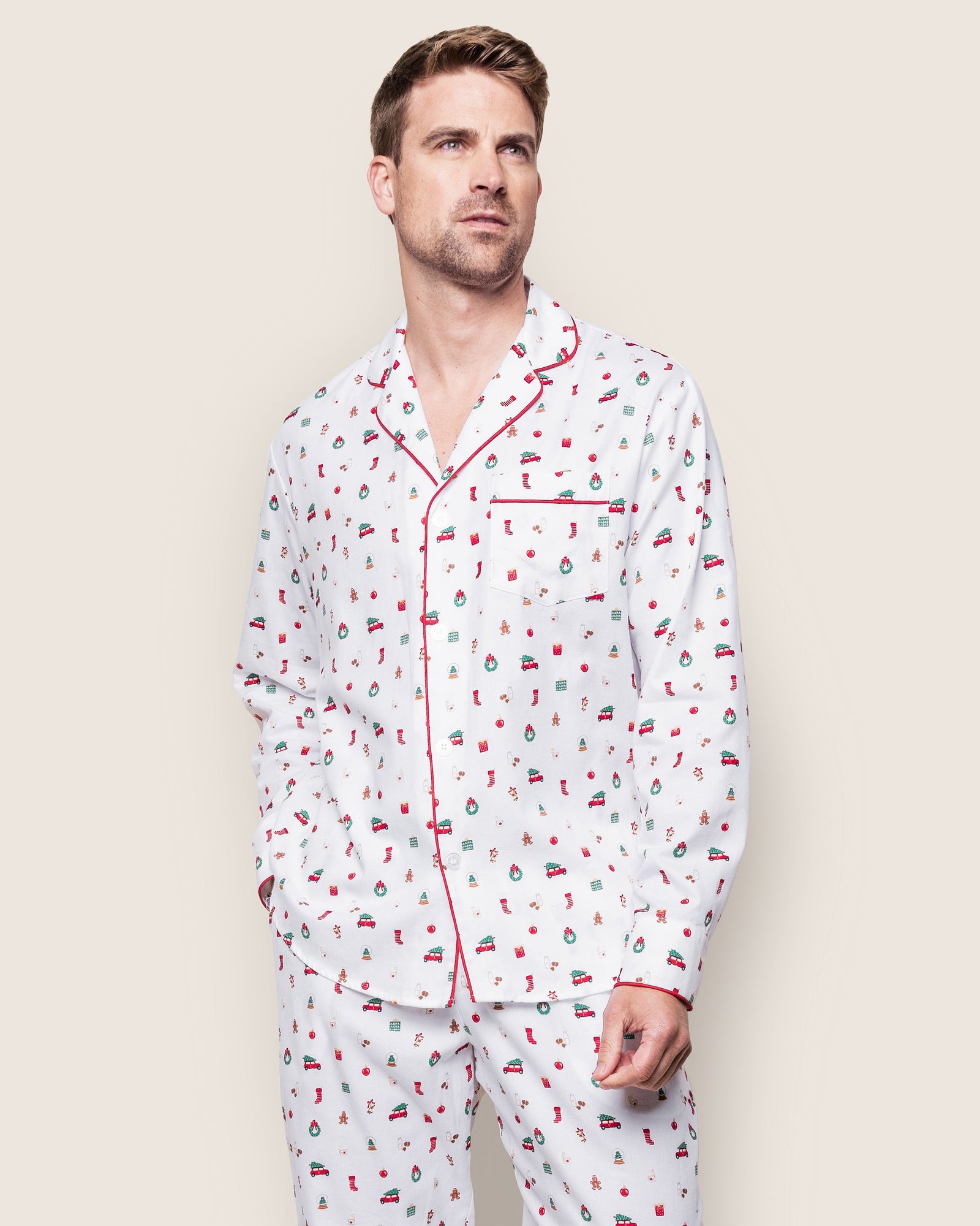 Mens | Twill Pajama Set | Winter Nostalgia
