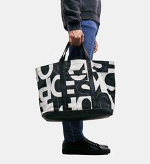 The Kooples Logo Tote Bag | Women | Black x White