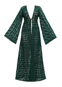 Ndu Lace Kimono | Emerald