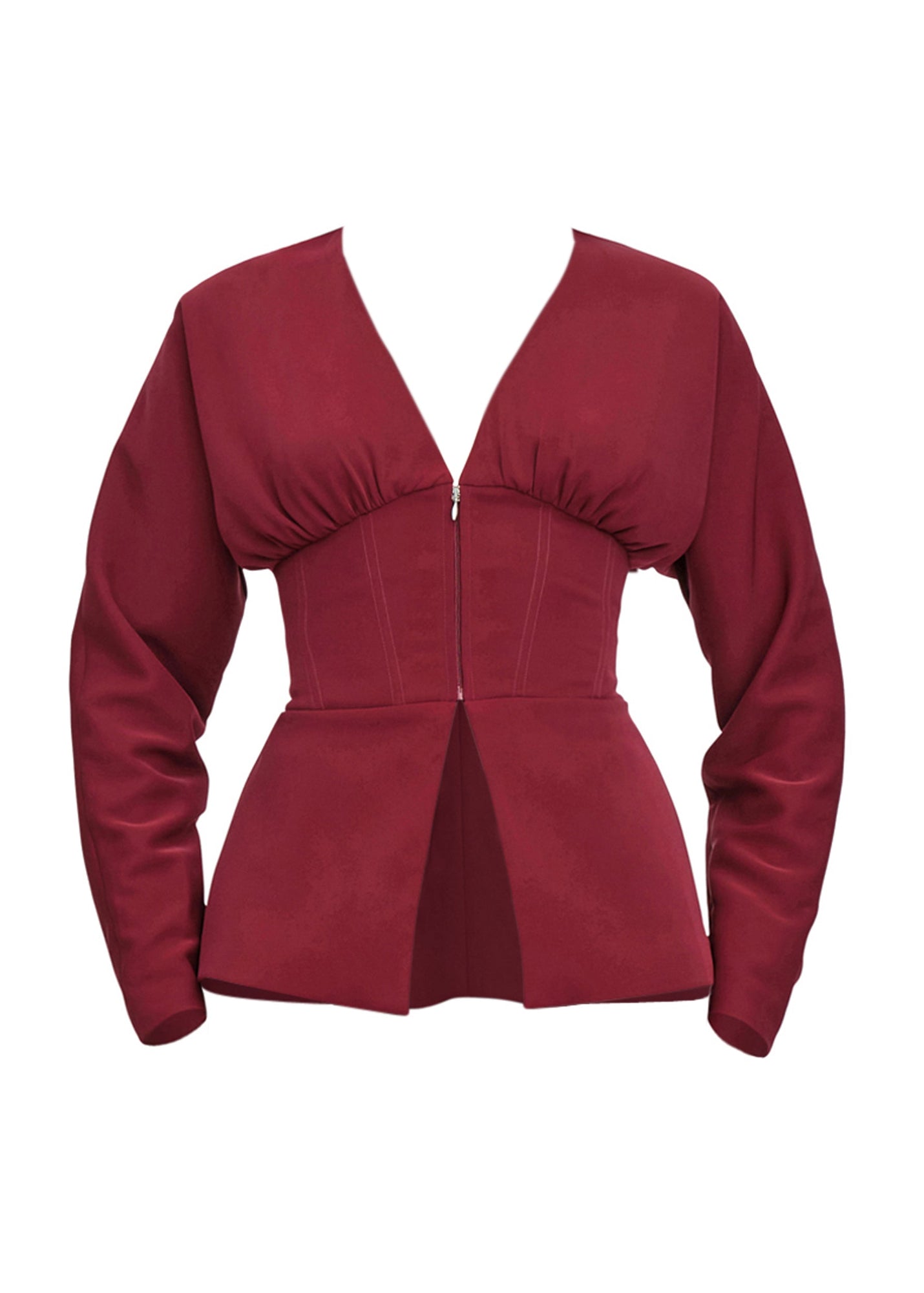 Gia Corset Blazer | Plum