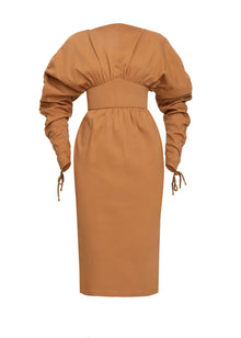 Palla Dress | Caramel