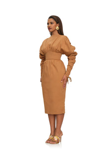 Palla Dress | Caramel