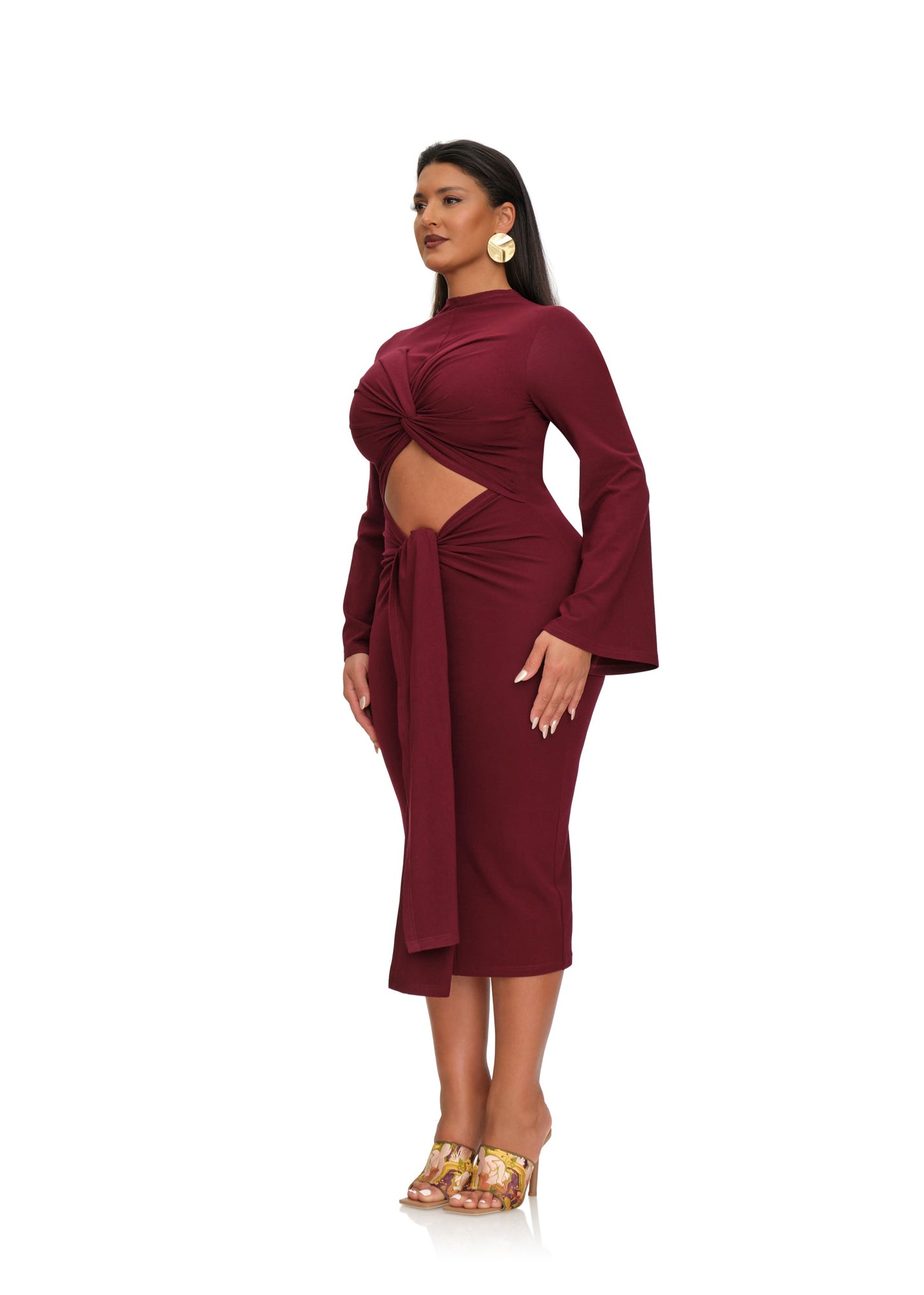 Tola Knit Dress | Plum