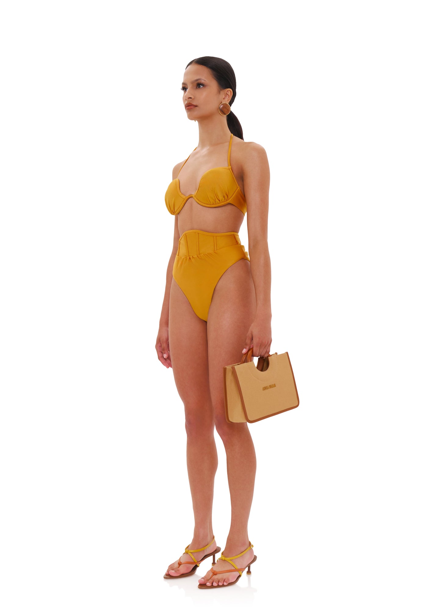 Gura Bikini Bottom | Mustard