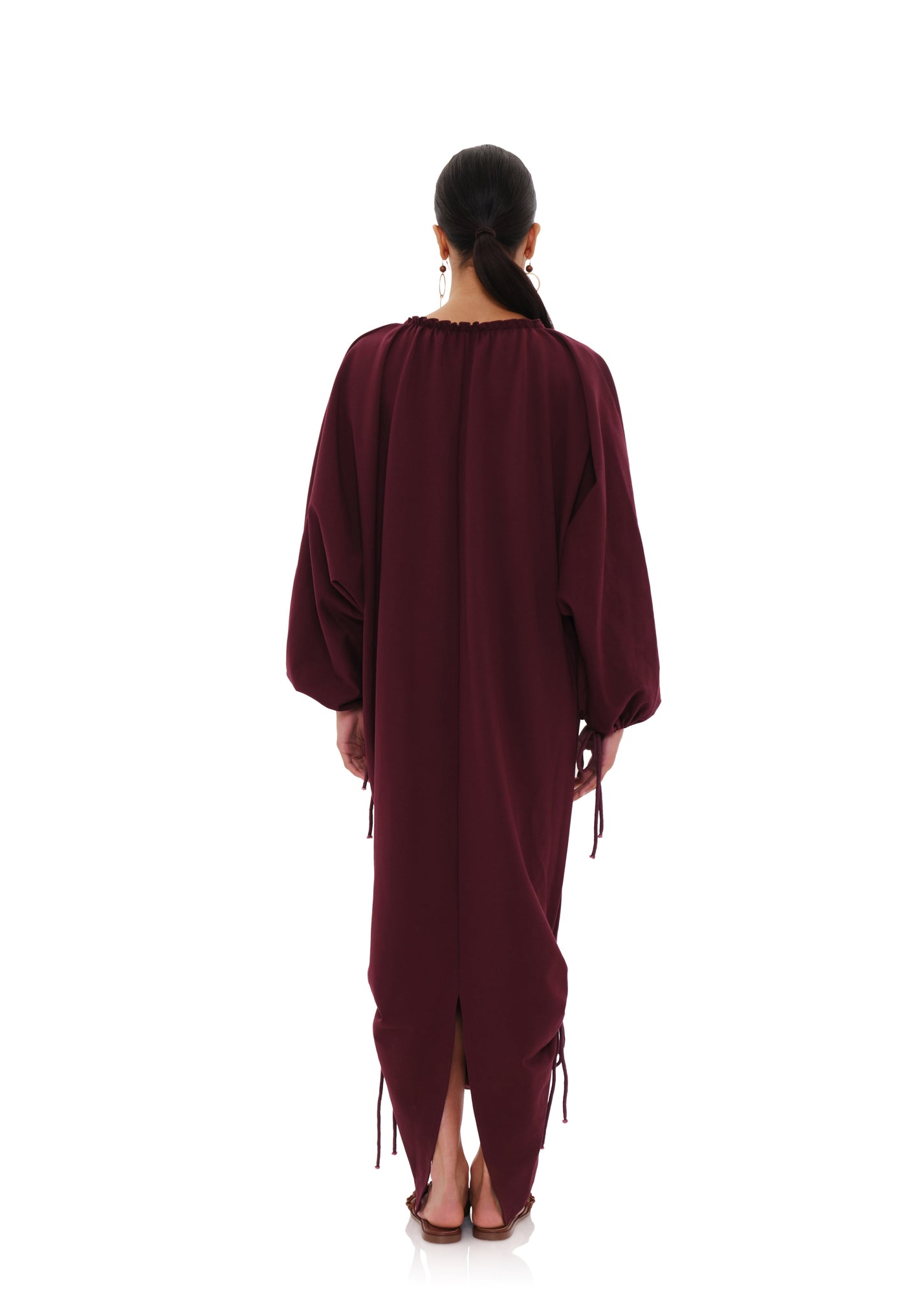 Meta Maxi Dress | Dark Plum