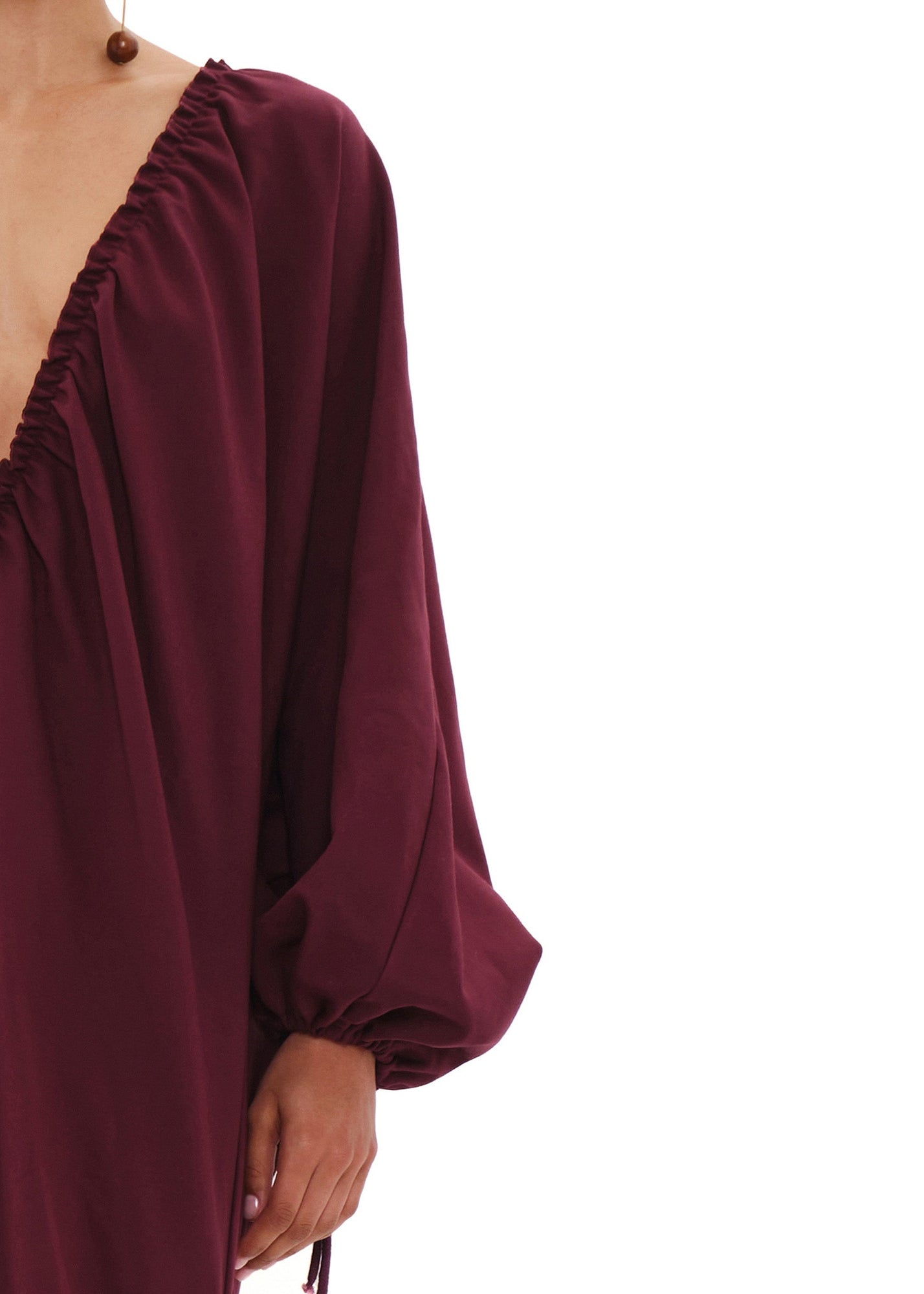 Meta Maxi Dress | Dark Plum