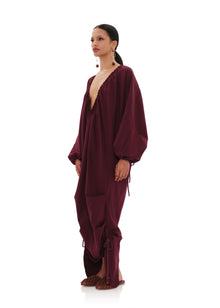 Meta Maxi Dress | Dark Plum