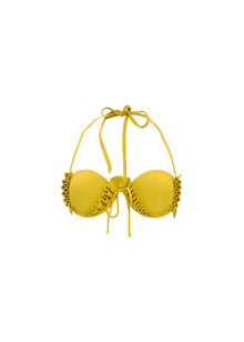 Fula Bikini Top | Lemon